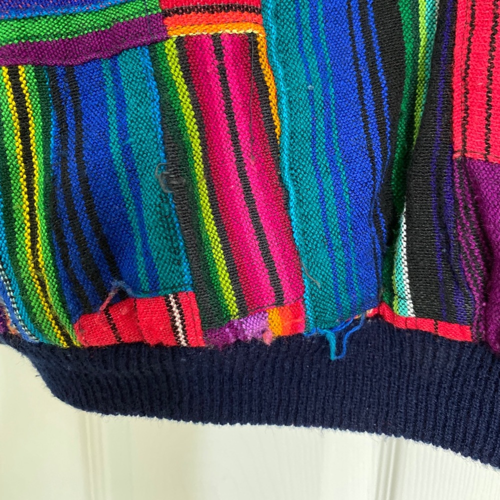 Stripped Patchwork Jacket - image 6